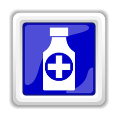 Pills bottle  icon