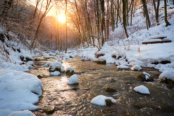 Papier Peint photo Hiver Winter creek