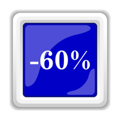 60 percent discount icon