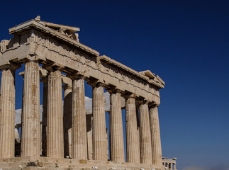 colonnade of the Parthenon