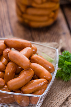 Portion of Mini Sausages