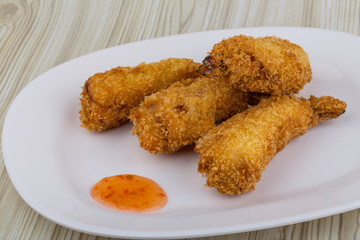 Fried prawn tempura