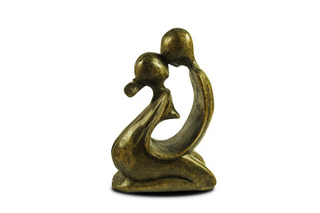 lovers prattle statuette isolated