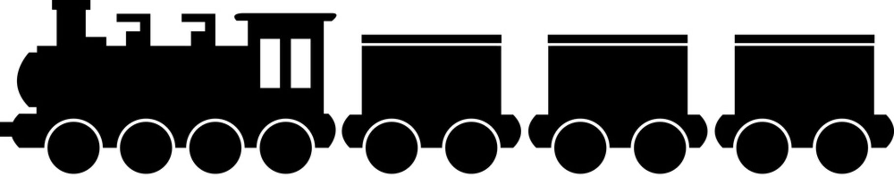 Fototapeta vector train 8