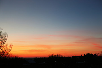 sunset sky background