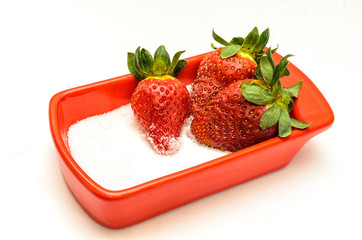 Fresas con azucar 1
