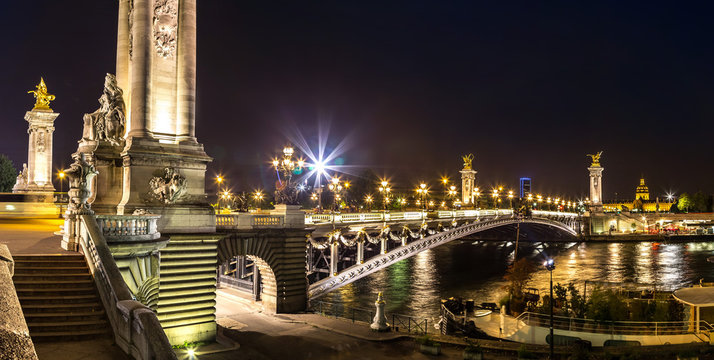 Fototapeta Bridge of the Alexandre III in Paris