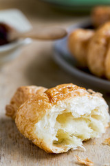 Croissant with Berries fruit jam