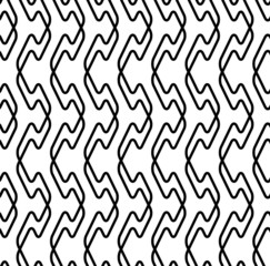 Black and white seamless pattern modern stylish.