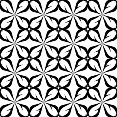 Fototapeta premium Black and white seamless pattern modern stylish.