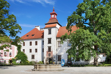 Fototapeta na wymiar castle, Trebon, South Bohemia, Czech republic