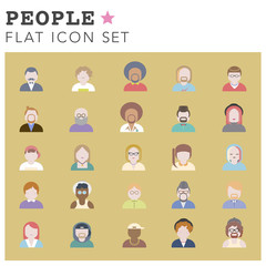 People Diversity Portrait Design Characters Avatar Vector