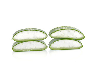 Aloevera with white background