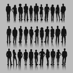 Business People Team Connection Corporate Vector Concept