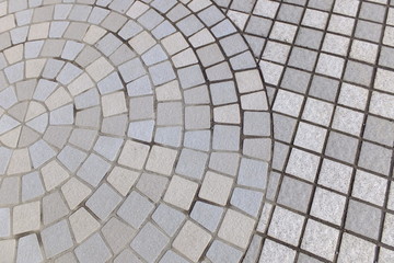 石畳・円形