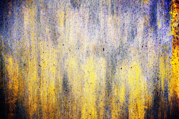 rusty metal old shabby in the paint