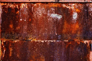 Papier Peint photo Lavable Métal rusty metal old shabby in the paint