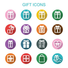 gift long shadow icons