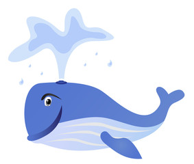 blue Whale cartoon