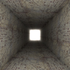 Obraz premium square tunnel