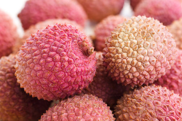 Detail of litchis with selective focus.