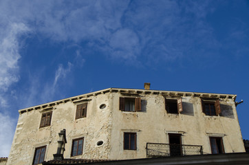 old building in sibenik, croatia