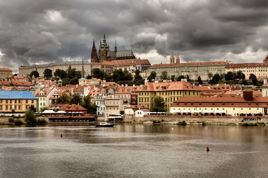 Panorama of Prague, Czech Republic. 