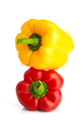 Red and yellow sweet pepper