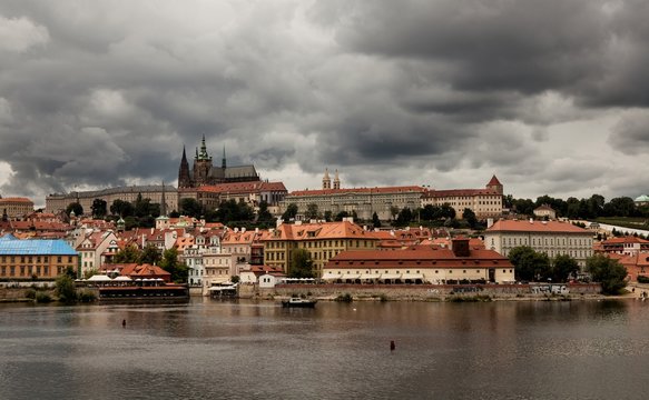 Panorama of Prague, Czech Republic. 