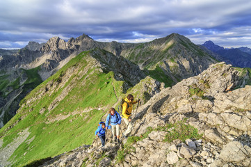 Fototapeta premium Bergtour