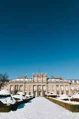 Obraz premium Winter View of La Granja de San Ildefonso