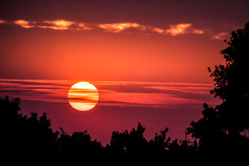 Obraz premium Sunset sky