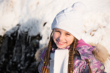 portrait of a little girl