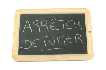 Fototapeta premium ardoise arrêter de fumer