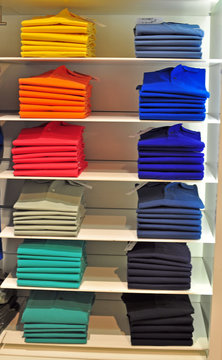 Clothes in the shop