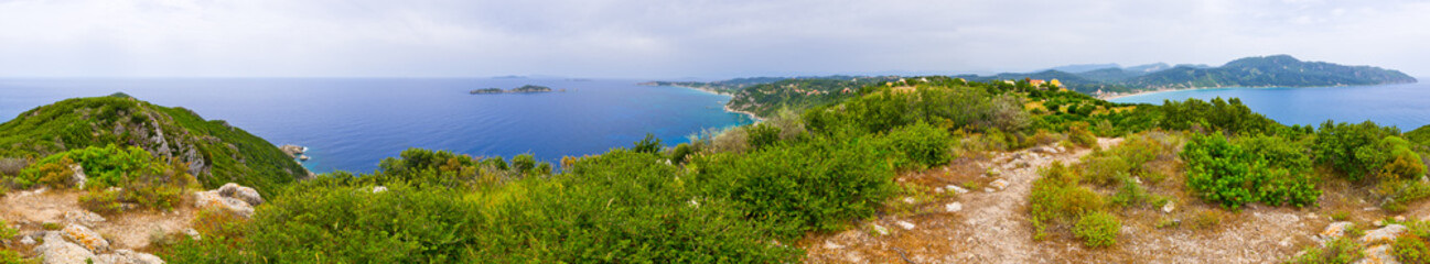 Fototapeta premium Beautiful landscape on Corfu, Greece