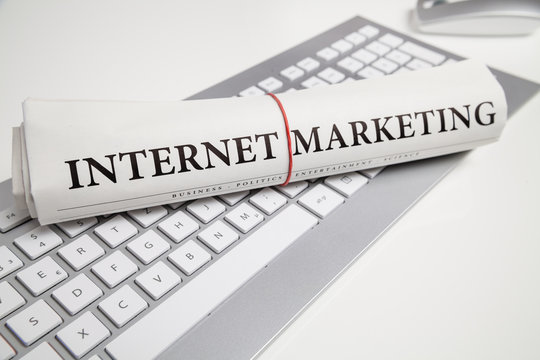 internetmarketing auf zeitung gechrieben