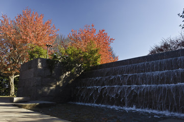 Franklin Delano Roosevelt Memorial, waterfall