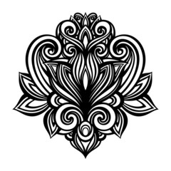 Vector Deco Abstract Symmetric Element. Design elements