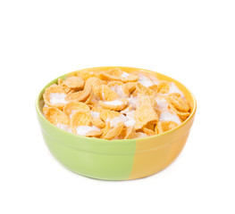 Bowl of corn flakes