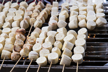 Banana grill , Thai dessert
