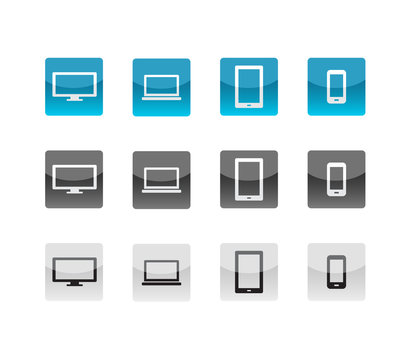 Devices Glass Icons
