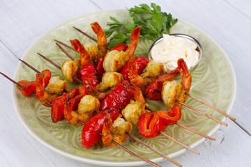 Shrimp Kebabs