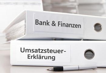 Bank & Finanzen / Umsatzsteuererklärung Ordner
