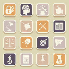 Universal Icons For Web and Mobile. Vector illustration