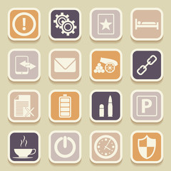 Universal Icons For Web and Mobile. Vector illustration