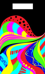Obraz premium Abstraction in acid colors