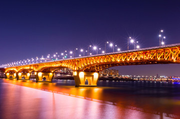 Fototapeta na wymiar Seongsu bridge in seoul,korea