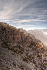 Mystic mountains, Jabal Nakhal, Sultanate of Oman