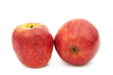 Red apple isolated on white background cutout